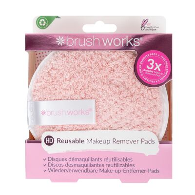 Brushworks HD Wiederverwendbare Make-up-Entferner-Pads (3er-Pack)