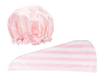 Serviette de bain et bonnet de douche de luxe Brushworks 5