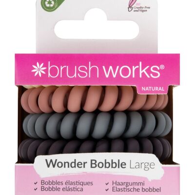 Brushworks Wonder Bobble Grande Natural (Pack de 5)