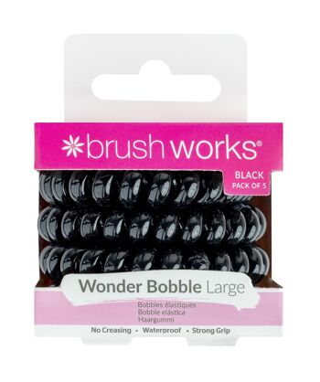 Brushworks Wonder Bobble Grand Noir (Lot de 5) 1