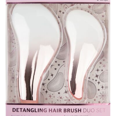 Brushworks Detangling Hair Brush Duo Set