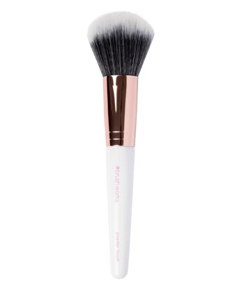 Brushworks Pinceau Poudre Blanc & Or 5