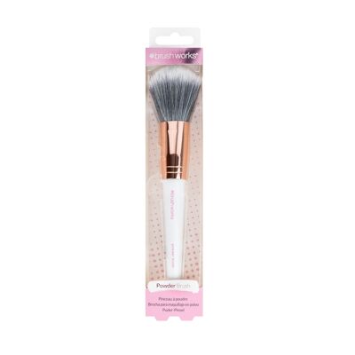 Brushworks Pinceau Poudre Blanc & Or