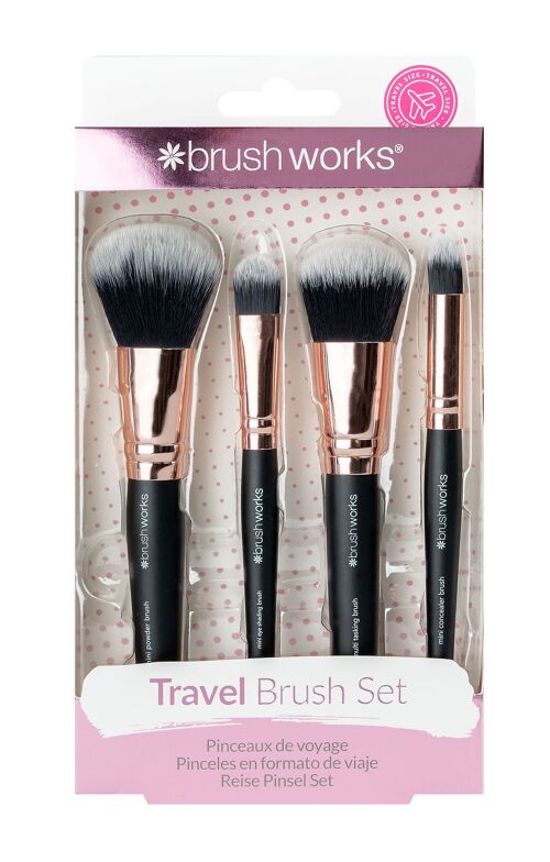 Brushworks Travel Makeup Brush Set