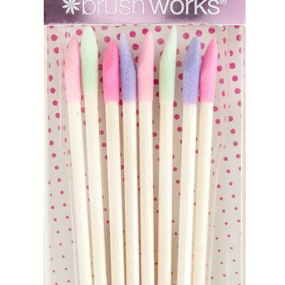 Brushworks Cuticle Crystal Sticks - 8 Pack