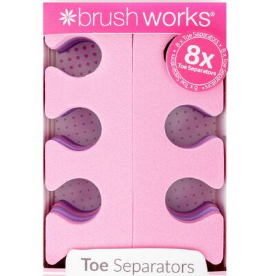 Brushworks Zehentrenner – 4 Paar