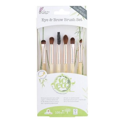 Ensemble de pinceaux de maquillage pour les yeux So Eco