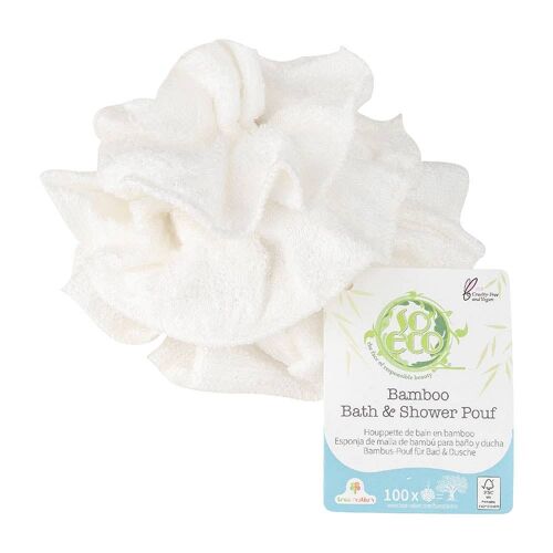 So Eco Bamboo Bath & Shower Pouf