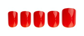 Invogue Ongles carrés rouge vif (24 pièces) 3