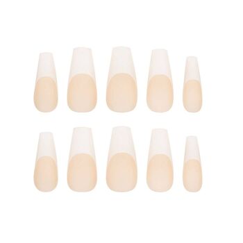 Nail HQ Long Coffin French Nails (24 pièces) 3