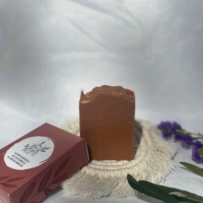 Sapone patchouli e argilla rossa