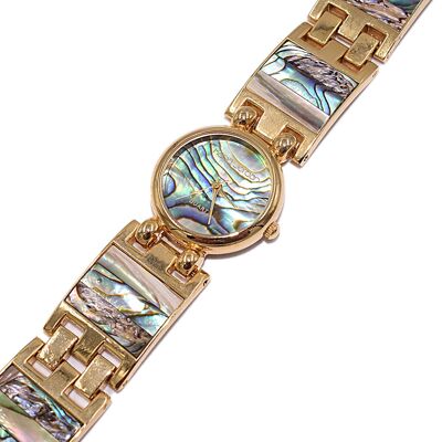 Abalone wristwatch