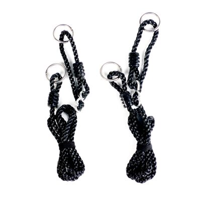 Extra set of 2 black adjustable ropes for extension