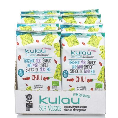 8x KULAU Bio-Nori-Snack Chili 4 g