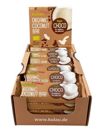 12 x 24 x barres KULAU coco bio CHOCO 40 g (Master Box) 1