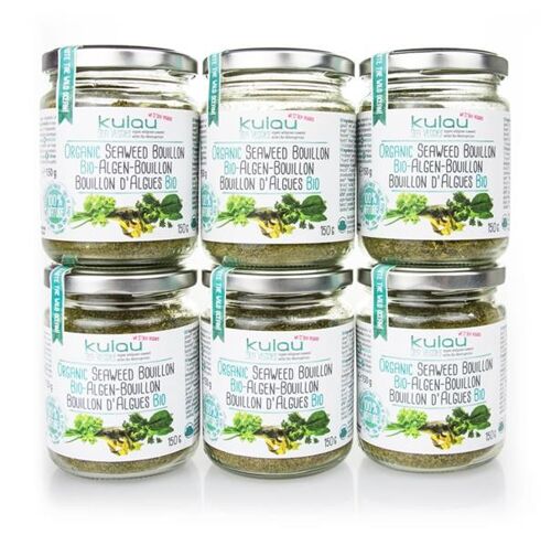 6x KULAU Bio-Algen-Bouillon 150 g