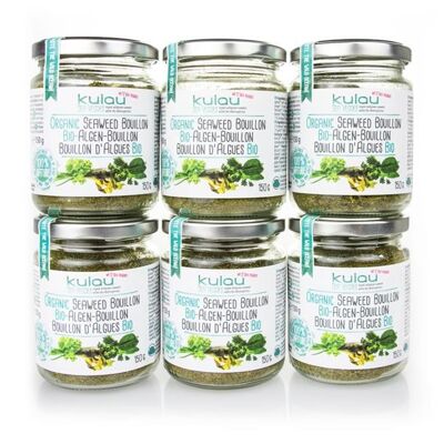 6x KULAU brodo di alghe bio 150 g