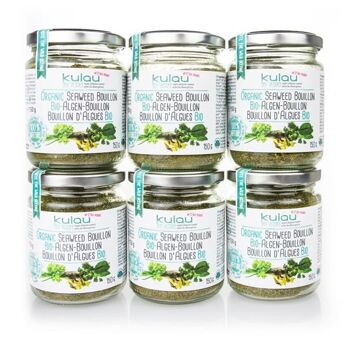 6x Bouillon d'algues bio KULAU 150 g 1