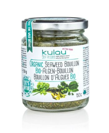 6x Bouillon d'algues bio KULAU 150 g 2
