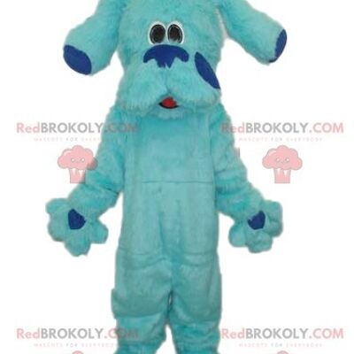 Blau-gelber Musketier REDBROKOLY Maskottchen / REDBROKO_01848