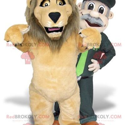 Mascotte d'ours gris et noir REDBROKOLY en tenue de sport / REDBROKO_02032