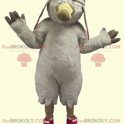 Brauner Fuchs REDBROKOLY Maskottchen in Sportbekleidung / REDBROKO_02109