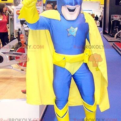 Superwoman superhero woman REDBROKOLY mascot / REDBROKO_02292