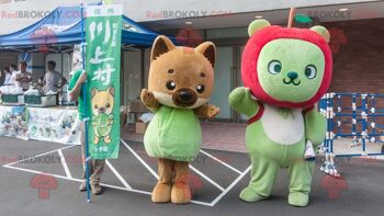 4 mascottes du jeu vidéo manga japonais REDBROKOLY / REDBROKO_02370