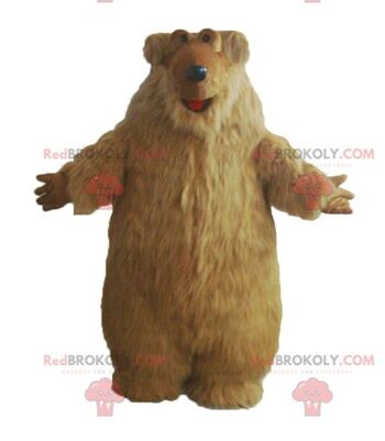 Très belle et réaliste mascotte d'ours brun REDBROKOLY / REDBROKO_02543