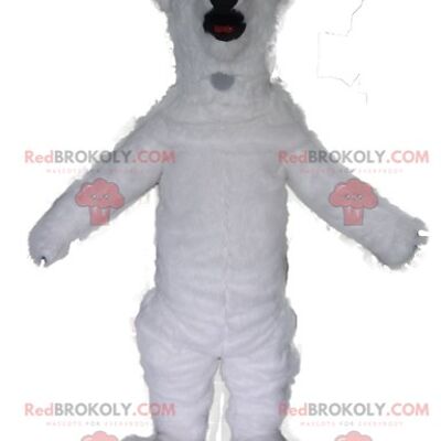 Gelber Teddybär REDBROKOLY Maskottchen mit grünem T-Shirt / REDBROKO_02569