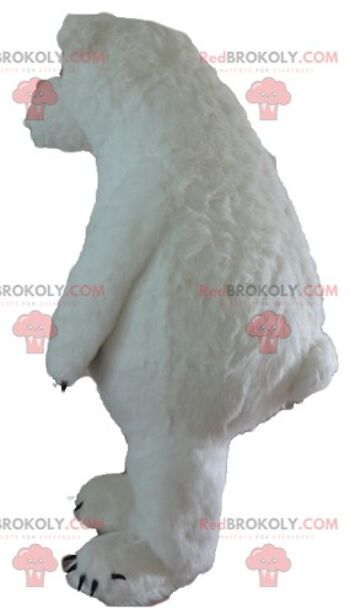 Mascotte de gros ours en peluche marron REDBROKOLY avec une salopette verte / REDBROKO_02582 3