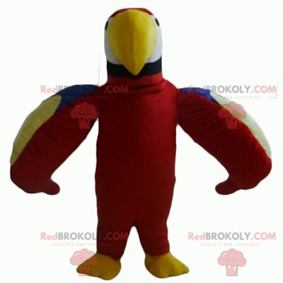 Águila buitre marrón mascota REDBROKOLY con sombrero de pirata / REDBROKO_02639