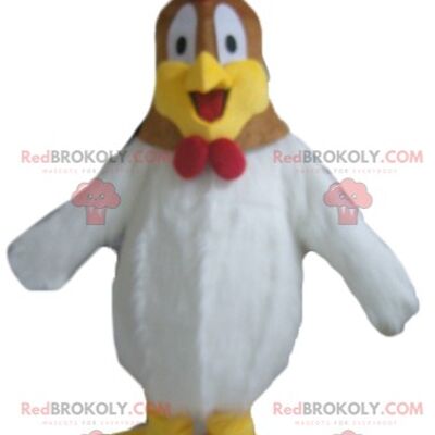 Giant red and orange yellow rooster REDBROKOLY mascot / REDBROKO_02692