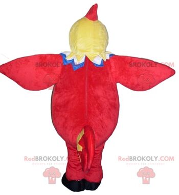Mascotte de poule jaune géante REDBROKOLY déguisée en chef / REDBROKO_02708 2