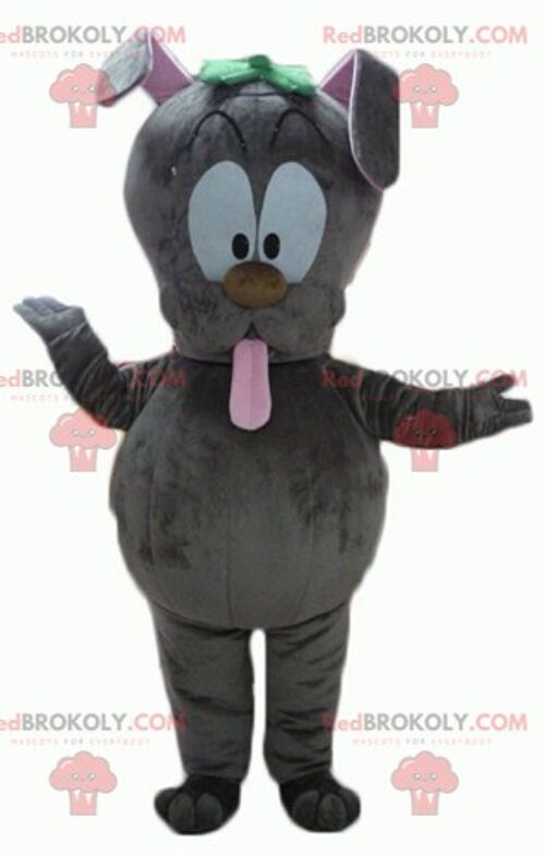 Beige koala REDBROKOLY mascot in brown costume with a hat / REDBROKO_02755