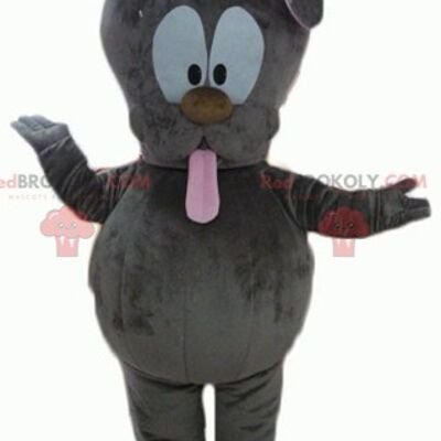 Beige Koala REDBROKOLY Maskottchen im braunen Kostüm mit Hut / REDBROKO_02755