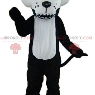 Gato lobo negro y marrón Mascota REDBROKOLY con pantalones cortos verdes / REDBROKO_02954