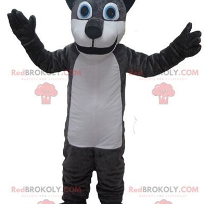 Very realistic black and white zebra REDBROKOLY mascot / REDBROKO_03033