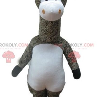 Sehr hübsche große gelbe und schwarze Giraffe REDBROKOLY Maskottchen / REDBROKO_03188