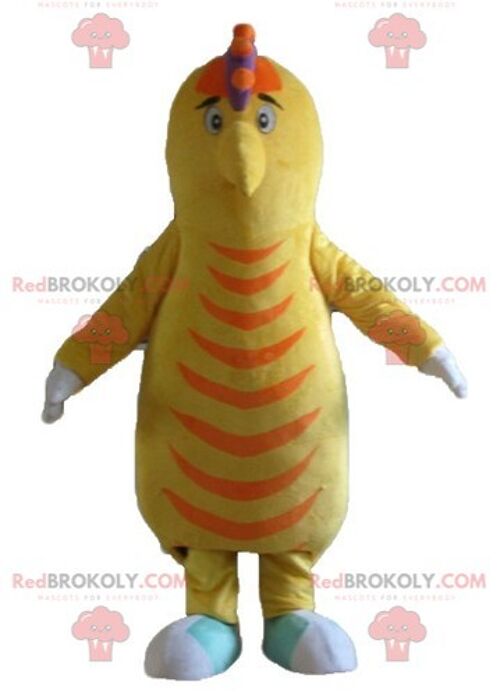 Red and yellow robot REDBROKOLY mascot alien toy / REDBROKO_03203