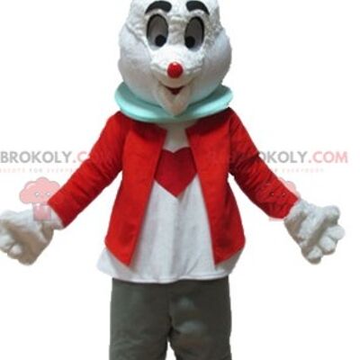 Nesquik famous brown rabbit Quicky REDBROKOLY mascot / REDBROKO_03264
