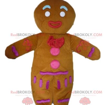 Big red and giant teddy bear REDBROKOLY mascot / REDBROKO_03387