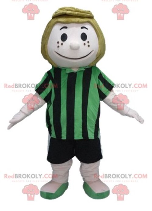 Linus Van Pelt REDBROKOLY mascot character from the Snoopy comics / REDBROKO_03432