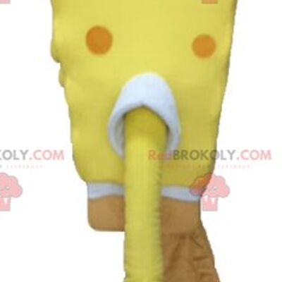 SpongeBob REDBROKOLY mascot yellow cartoon character / REDBROKO_03539