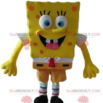 SpongeBob REDBROKOLY Maskottchen gelbe Zeichentrickfigur / REDBROKO_03540