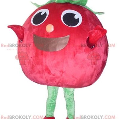 Mascota gigante de manzana verde REDBROKOLY todo el año / REDBROKO_03783