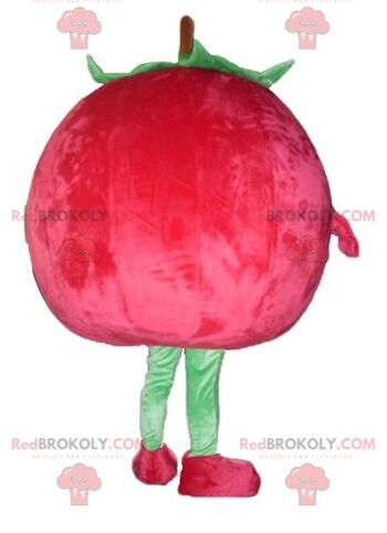 Mascotte de pomme verte géante REDBROKOLY toute ronde / REDBROKO_03783 2