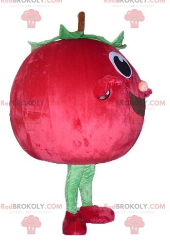 Mascotte de pomme verte géante REDBROKOLY toute ronde / REDBROKO_03783 3