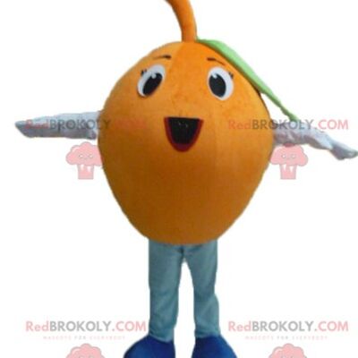 Mascotte poire citron géant REDBROKOLY / REDBROKO_03793