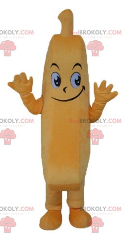 Boy REDBROKOLY mascot with a pear-shaped head / REDBROKO_03797